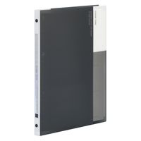 マルマン B5 バインダー クリーントーン スリム ブラック F019-05 1セット（1冊×3）