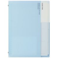 マルマン B5 バインダー クリーントーン スリム ライトブルー F019-52 1冊