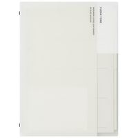 マルマン B5 バインダー クリーントーン スリム ホワイト F019-06 1冊