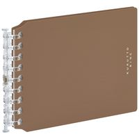 マルマン ミニサイズくるっとリングセット バインダー ブラウン FMR9SETA-07 1冊