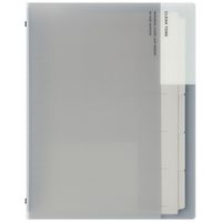 マルマン B5 バインダー クリーントーン ワイド グレー F312-11 1冊