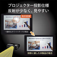 マグエックス 投影もできる広幅マグネットホワイトボードシート 120×180cm MSJP-12180 1枚