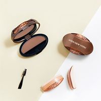 KISS NEW YORK ニューアイブロウスタンプ 眉スタンプ 左右対称 ナチュラルブラウン/ストレート KBS13J 1個（直送品）