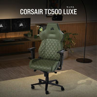 【軒先渡し】CORSAIR　ゲーミングチェア　ダークグリーン　TC500 LUXE Sherwood 　CF-9010068-WW　1脚（直送品）