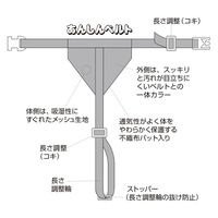 看護用品研究所 あんしんベルト用コキ(長さ調節具) B-103 1個（直送品）