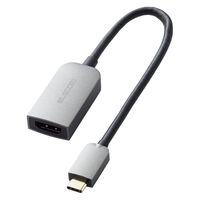 USB-C to HDMI 変換アダプタ 15cm 4K 60Hz シルバー ECAD-CHDMIQGM3 エレコム 1個