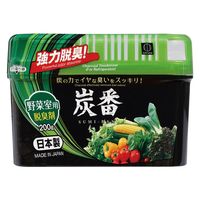 脱臭剤 炭番 野菜室用 置き型 200g 強力脱臭 約1～2.5カ月分 日本製 1セット（1個×10）小久保工業所