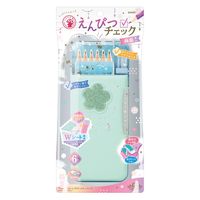 ソニック えんぴつチェック両面筆入 ラメプリケ うかサポ リアナティアラ グリーン FD-1046-G 1個（直送品）