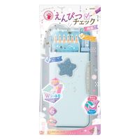 ソニック えんぴつチェック両面筆入 ラメプリケ うかサポ リアナティアラ ライトブルー FD-1046-LB 1個（直送品）