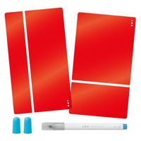 ソニック 暗記サポート3点セット 速暗 ペン&シート&耳栓 シートカラー:赤 SP-1501-OR 1セット(1個×5)（直送品）