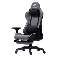 【軒先渡し】関家具  Contieaks(コンティークス） シャスティーナ V3 オットマン付 チェア グレー 426043 1脚（直送品）