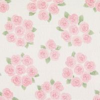 白雪ふきん 友禅てぬぐい 薔薇 ピンク 6401 1枚