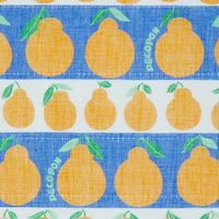 白雪ふきん 友禅はんかち デコポン 3143 1枚