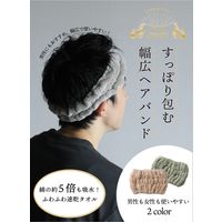 シービージャパン カラリデイ 吸水ヘアバンド グレー 4573306867036 1枚