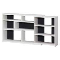 大洋 Shelfit イーシーラック 幅1180～1550×奥行295×高さ800mm ホワイト ECR8012R WW 1台（直送品）