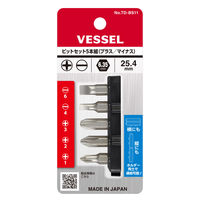 ベッセル 交換用ビットセット TD-BS11 1セット(5本)（直送品）