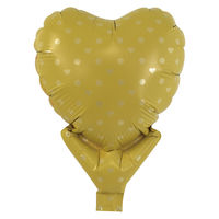 宝興産 アップライトハートバルーン きゅんイエロー 0201810619 1セット(10枚入)（直送品）