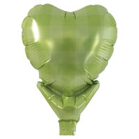 宝興産 アップライトハートバルーン 推しパステルグリーン 0201810623 1セット(10枚入)（直送品）