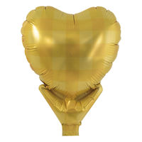 宝興産 アップライトハートバルーン 推しイエロー 0201810626 1セット(10枚入)（直送品）