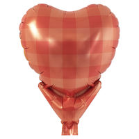 宝興産 アップライトハートバルーン 推しレッド 0201810627 1セット(10枚入)（直送品）
