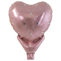 宝興産 アップライトハートバルーン 神パステルピンク 0201810629 1セット(10枚入)（直送品）