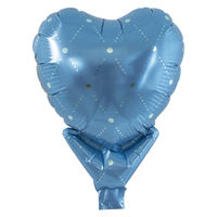 宝興産 アップライトハートバルーン 神ブルー 0201810635 1セット(10枚入)（直送品）