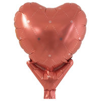 宝興産 アップライトハートバルーン 神レッド 0201810634 1セット(10枚入)（直送品）