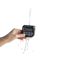 タニタ（TANITA） デジタルタイマー キッチンタイマー 丸洗いタイマー ブラック TD376NBK 1個