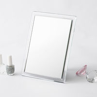 永井興産 スクエア卓上ミラー 幅205×奥行20×高さ280mm クリア NK-262CR 1個