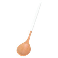 ウッドカトラリースプーン（S） ホワイト 1セット（1本×2） LAKOLE/ラコレ