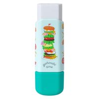 プラス 消しゴム ケース消しゴム Clutto くるっと 本体 限定 ハンバーガー 36711 1セット(1個×5)