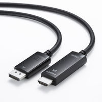サンワサプライ DisplayPort-HDMI変換ケーブル 8K対応 2m KC-DPHD8K20 1本
