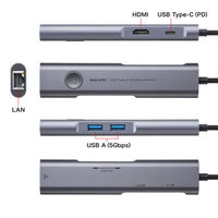 サンワサプライ  USB Type-C ドッキングハブ USB-5TCHLP16GM（直送品）