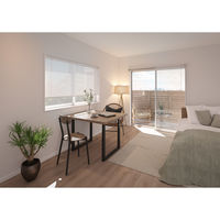 立川機工 FIRSTAGE(ファーステージ) ブラインド つっぱり TK-5060 幅1500×高さ1600mm グレージュ 1台（直送品）