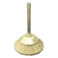 高島産業 ダイヤ毛材 軸付ミニベベルブラシ BSD-020-1 1セット(3個)（直送品）