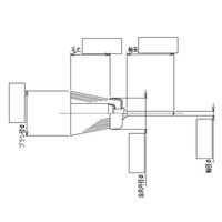 高島産業 ナイロン 軸付きミニカップブラシ CSNM-025-3 1セット(3個)（直送品）