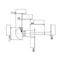 高島産業 ステンレス 傘型ブラシ 半円タイプ EKS-030R-3 1セット(3個)（直送品）