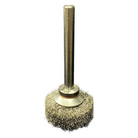 高島産業 ステンレス 軸付ミニベベルブラシ特厚 HBSS-030-1 1セット(3個)（直送品）