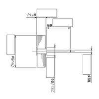 高島産業 パキン 軸付ミニホイールブラシ WSPM-025-3 1セット(3個)（直送品）
