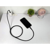 GOPPA USB-C(R)コネクタ搭載 まとまるマグネットケーブル ブラック GP-CCU2M1M/B 1台（直送品）