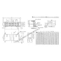 ヒロセ電機 2.0mm ピッチ ダブルロウコネクタ アダプタ  DF11-6DEP-2A 1個（直送品）