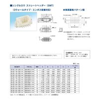 ヒロセ電機 1.25mmピッチ小型圧着シングルロウ ストレートヘッダーSMT金 DF13C-2P-1.25V(51) 1リール（1000個）（直送品）