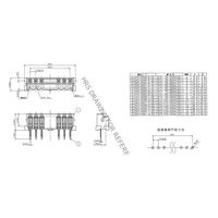 ヒロセ電機 2mmピッチ・ディスクリートワイヤー結線用 ヘッダー DF3-6S-2DSA(25) 1個（直送品）