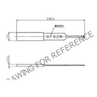 ヒロセ電機 簡易防水、内部配線用スリム中継コネクタ 抜き工具 DF62W/RE-MD 1個（直送品）