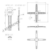 ヒロセ電機 電源用プラスチックコネクタ ガイドキー EM-GK 1個（直送品）