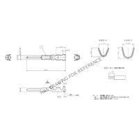 ヒロセ電機 高性能 小型丸形コネクタ 圧着端子 雄 バラ HR10-PC-111 1個（直送品）