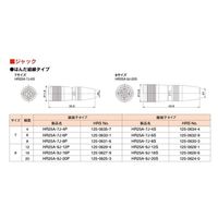 ヒロセ電機 小型プッシュプルコネクタ ジャック はんだ結線タイプ 雌 HR25A-7J-8S 1個（直送品）