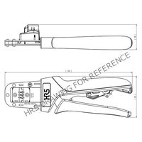 ヒロセ電機 スリム中継 /DIP コネクタ ハンドツール HT801/DF62-2428(10) 1個（直送品）