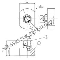 ヒロセ電機 小型防水シールドコネクタ 結線治具 LF07BP-T01 1個（直送品）