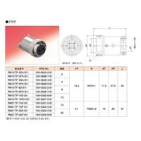 ヒロセ電機 小型丸型多極コネクタ RM〔〕T形コネクタ（ねじカップリング方式）プラグ 雌 RM15TP-10S(81) 1個（直送品）